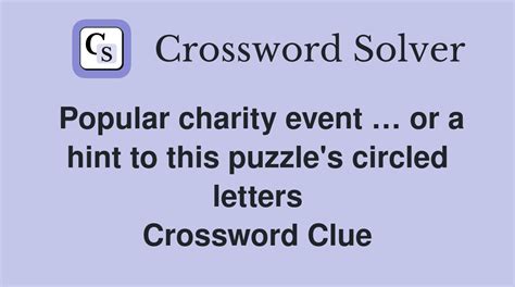 charity event Crossword Clue, Crossword Solver .